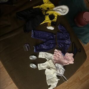 American Girl Doll Clothing Set - Purple, Yellow, Pink, White
